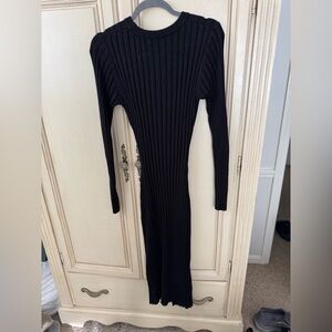 Ronny Kobo Collection Black Long Sleeve Dress